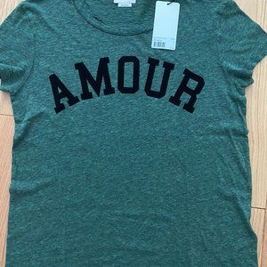 Zadig and Voltaire - Walk Flock Amour Short sleeved T - Women's Small